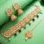 Multicolour kundan choker necklace set with jhumka earrings and maangtika
