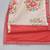 peach beige printed cotton silk men kurta set