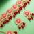 Pink meenakari kundan choker necklace set with earrings and maangtika