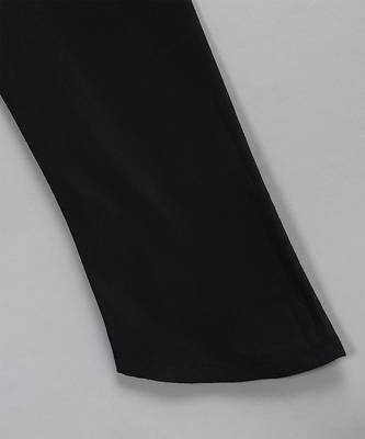 Black printed cotton silk Men Kurta Set 7