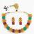 Antique gold lakshmi temple necklace set with earrings