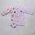 Lavender printed cotton silk Men Kurta Set