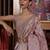 mauve woven design zari banarasi saree