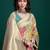 grey woven design zari organza saree