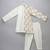 Off white floral printed cotton silk Men Kurta Set