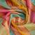 orange woven design zari organza saree