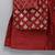 Crimson red cotton silk kurta set