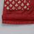 Crimson red cotton silk kurta set