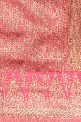 sea_green sea green floral zari silk blend banarasi saree