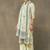 women ethnic motifs printed regular kurta with trousers & with dupatta
