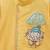 Mustard yellow embroidered cotton silk kurta dhoti set