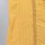 Mustard yellow embroidered cotton silk kurta dhoti set
