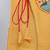 Mustard yellow embroidered cotton silk angrakha Men Kurta Set