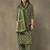 women ethnic motifs printed regular cotton kurta with palazzos & with dupatta