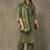 women ethnic motifs printed regular cotton kurta with palazzos & with dupatta