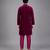 Royal purple embroidered velvet Men Bandhgala and Pant