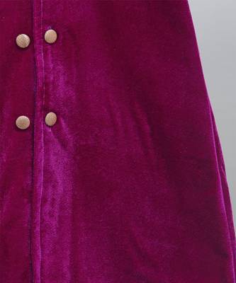 Royal purple embroidered velvet Men Bandhgala and Pant 4