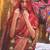 red red & gold-toned woven design zari silk blend banarasi saree