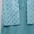 Aqua blue woven cotton silk Men Kurta Set