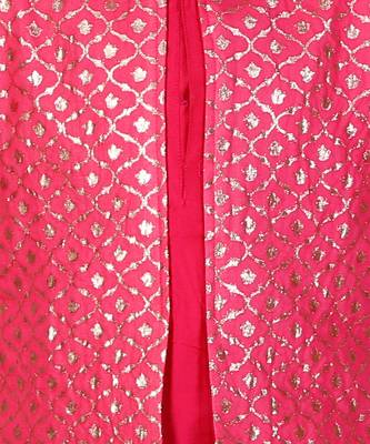 Pink cotton silk Men Kurta Set 1