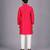 Pink cotton silk Men Kurta Set