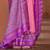 pink pink & purple ethnic motifs woven design zari patola saree