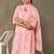 women floral printed regular cotton kurta with trousers & with dupatta
