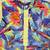 lime yellow printed cotton silk kurta set for men