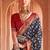 navy_blue navy blue & red geometric woven design zari silk blend patola saree