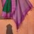 green green & pink zari ethnic woven design patola saree