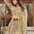 beige beige & pink ethnic motifs art silk ikat saree