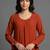 women regular kurta with trousers