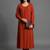 women regular kurta with trousers