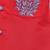 Red embroidered cotton silk Men Bandhgala and Pant