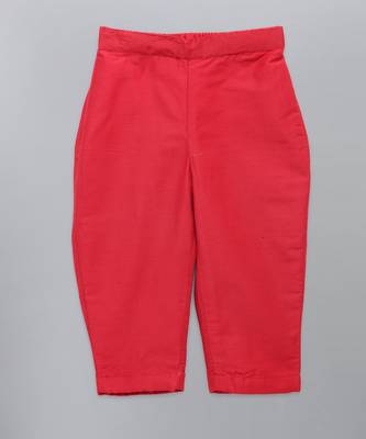 Red embroidered cotton silk Men Bandhgala and Pant 6