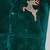 Green embroidered velvet Men's blazer