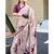 off_white floral printed saree