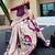 off_white floral printed saree
