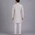 Grey cotton silk Men Bandhgala and Pant