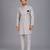 Grey cotton silk Men Bandhgala and Pant
