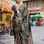 green women printed satin saree