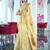 yellow yellow & green ethnic motifs zari silk blend banarasi saree