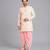 off white printed cotton silk dhoti kurta set men