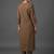 women animal printed regular kurta with trousers