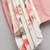 Peach printed cotton silk kurta set