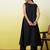Black cotton poly  kurta set
