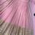 Baby pink embroidered anarkali kurta set with pant and dupatta for women