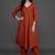 women regular kurta with trousers