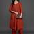 women regular kurta with trousers