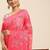 pink pink floral pure chiffon saree